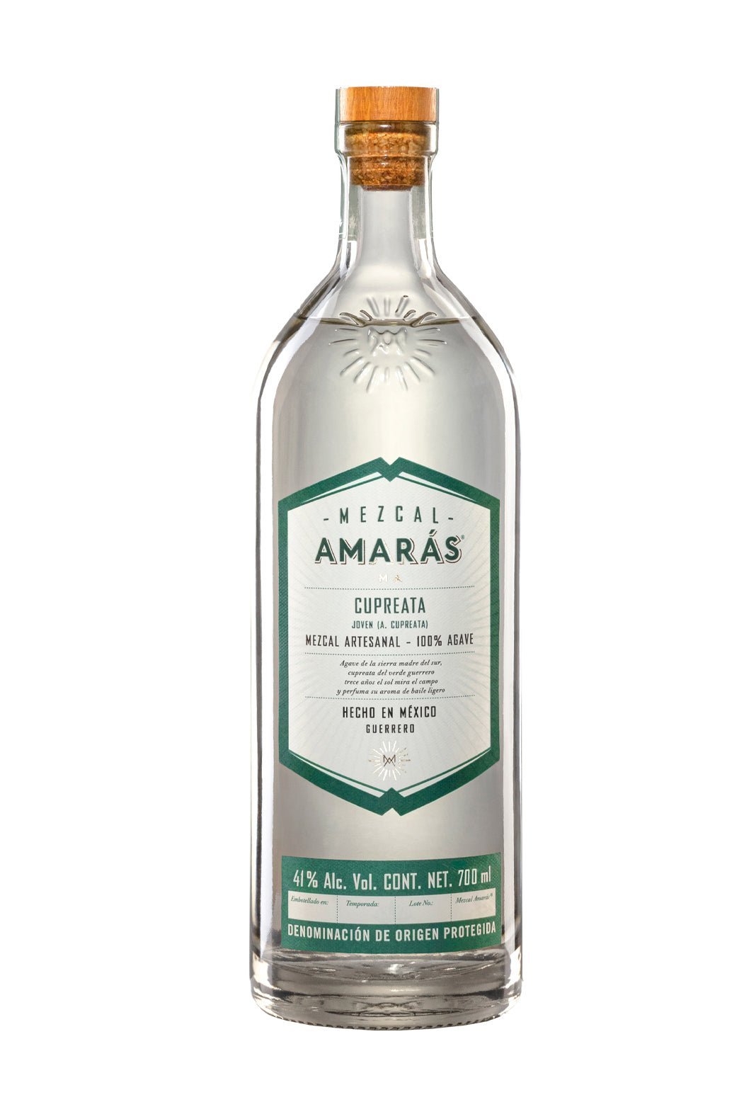 Mezcal Amares Cupreata 41% 700ml | Tequila | Shop online at Spirits of France