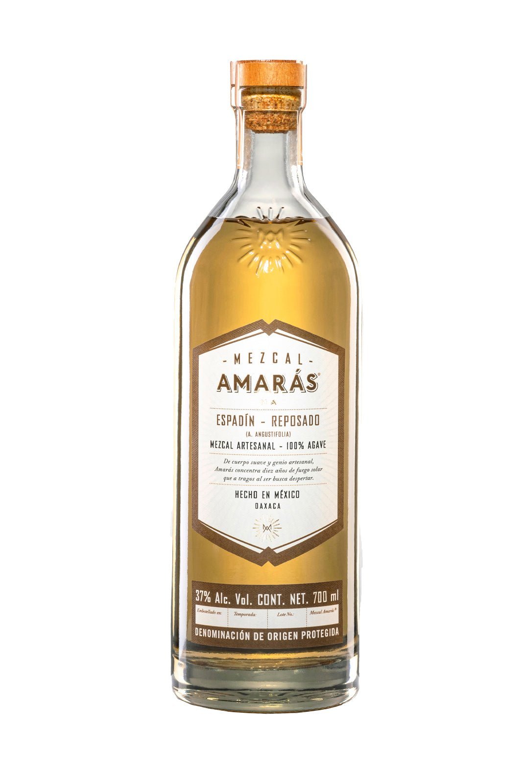 Mezcal Amares Reposado Espadin 40% 700ml | Tequila | Shop online at Spirits of France