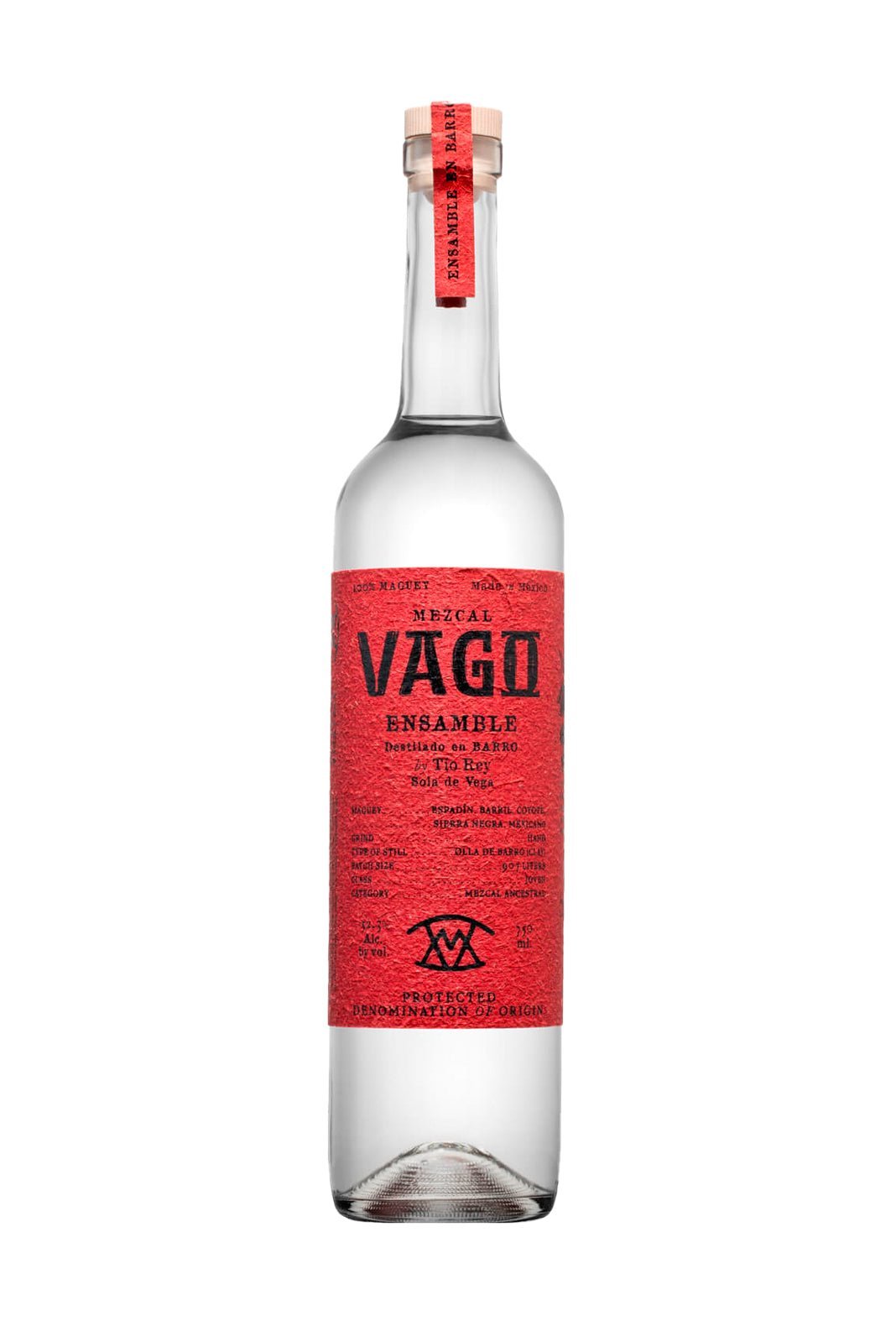 Mezcal Vago Ensamble en Barro By Tio Rey 49.9 % 700ml | Tequila | Shop online at Spirits of France