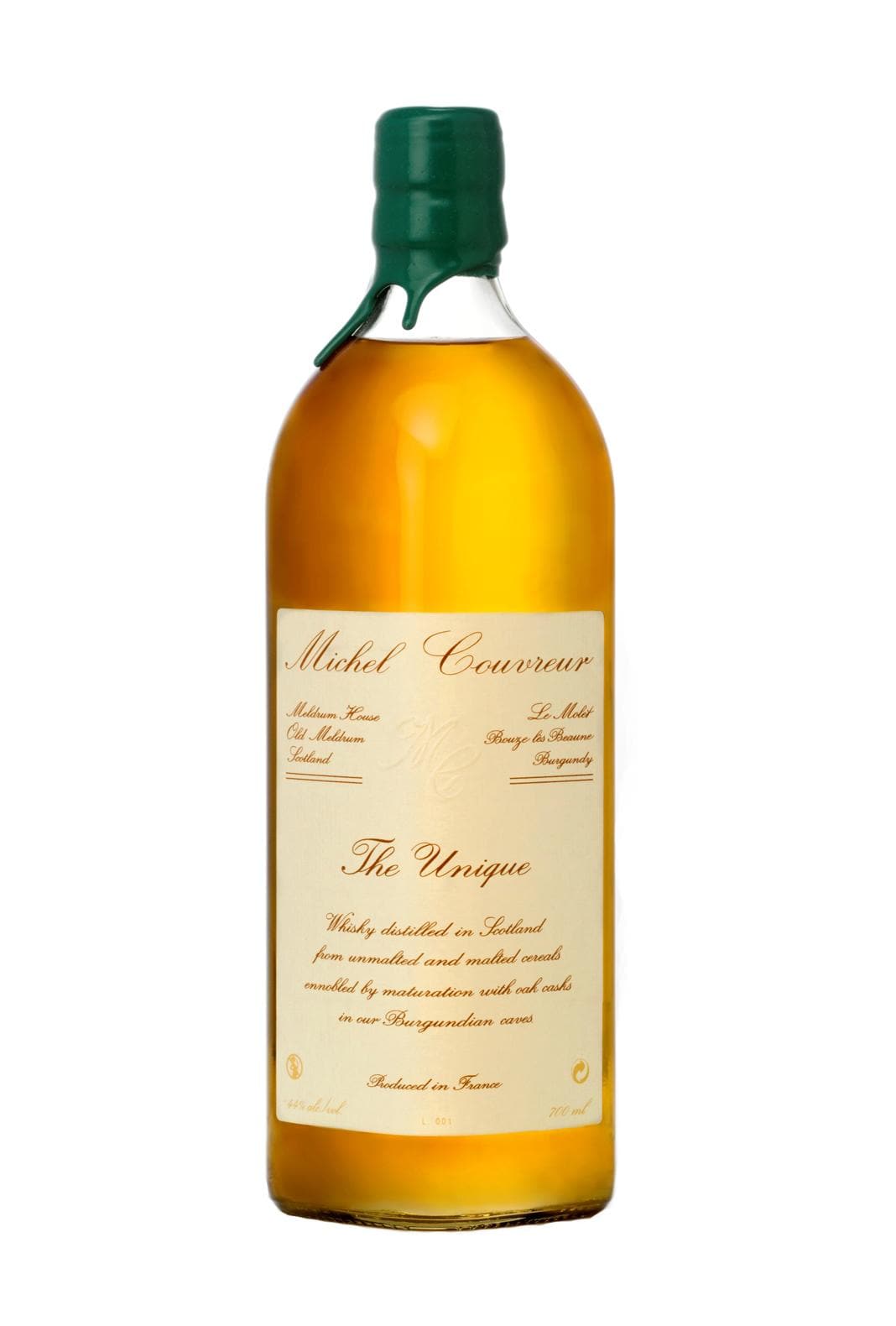 Michel Couvreur Whisky The Unique 44% 700ml | Whiskey | Shop online at Spirits of France