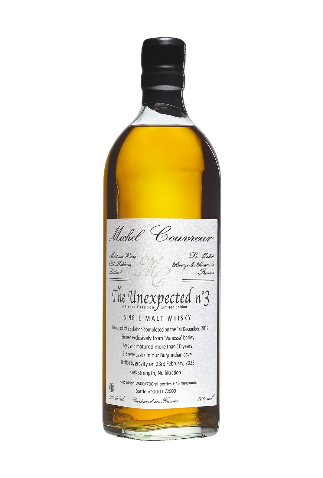 Michel Couvreur Whisky Unexpected Edition III Single Malt 50% 700ml | Whisky | Shop online at Spirits of France