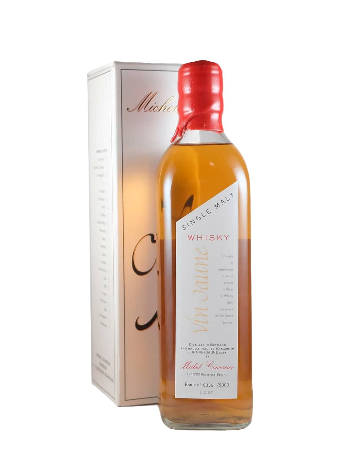 Michel Couvreur Whisky Vin Jaune cask 48% 500ml | Whiskey | Shop online at Spirits of France