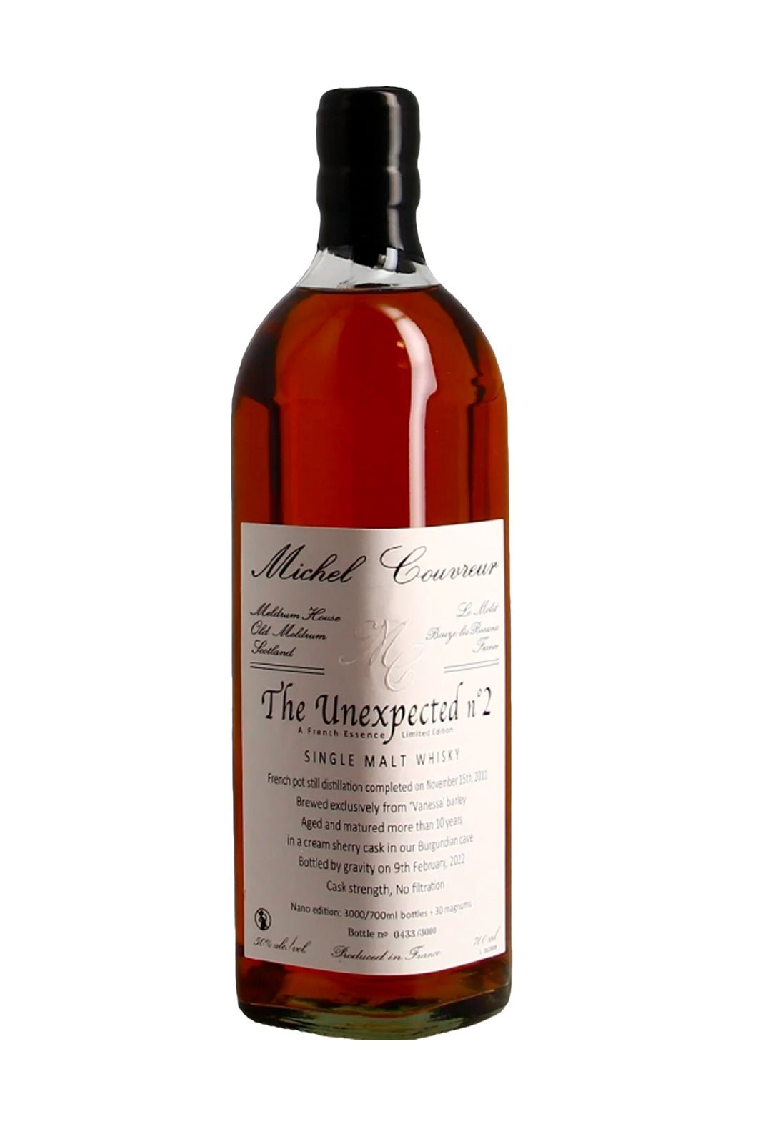 Micher Couvreur Unexpected II French Whisky Single Malt 50% 700ml | Whiskey | Shop online at Spirits of France