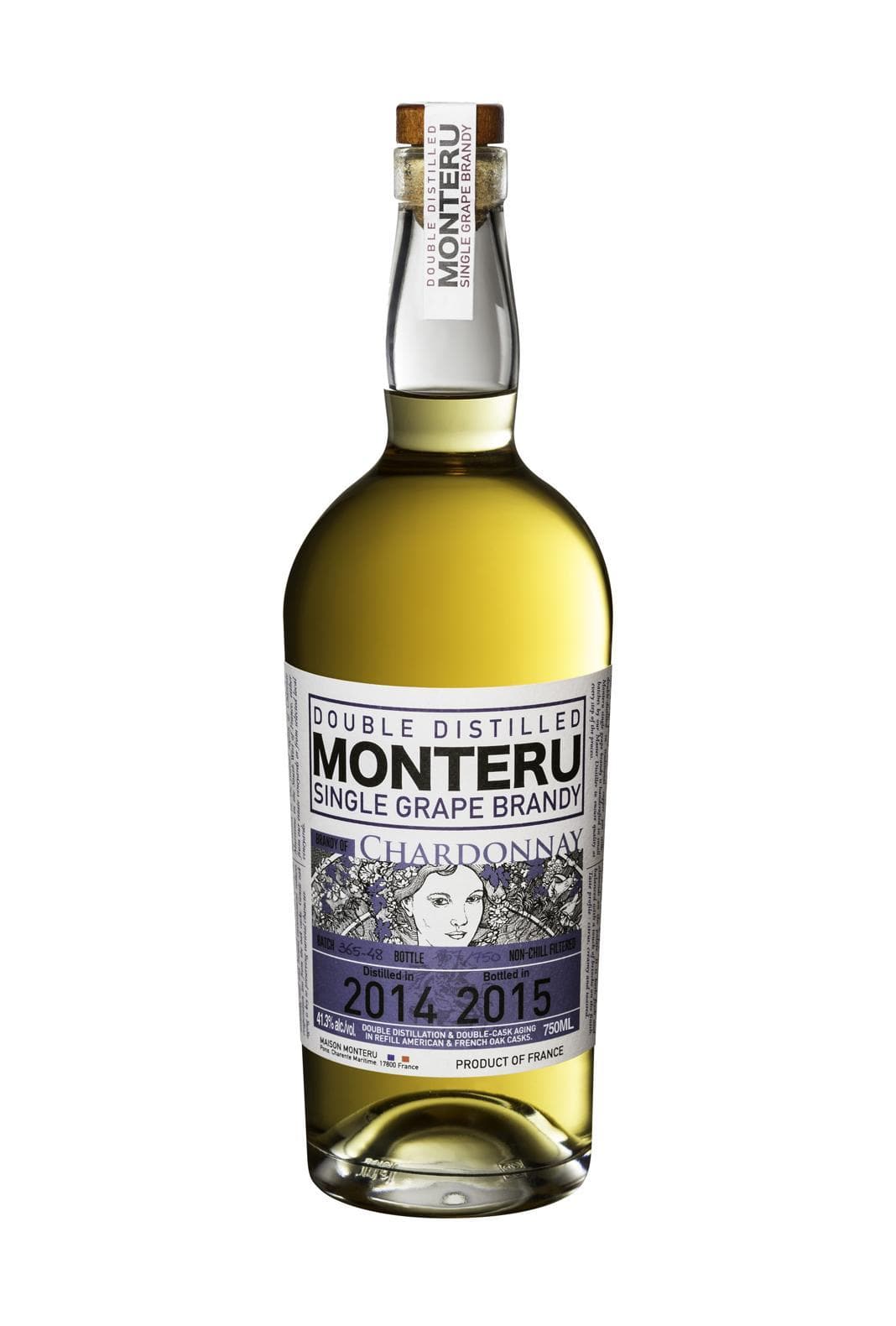 Naud Brandy Monteru Chardonnay 41.3% 700ml | Liquor & Spirits | Shop online at Spirits of France