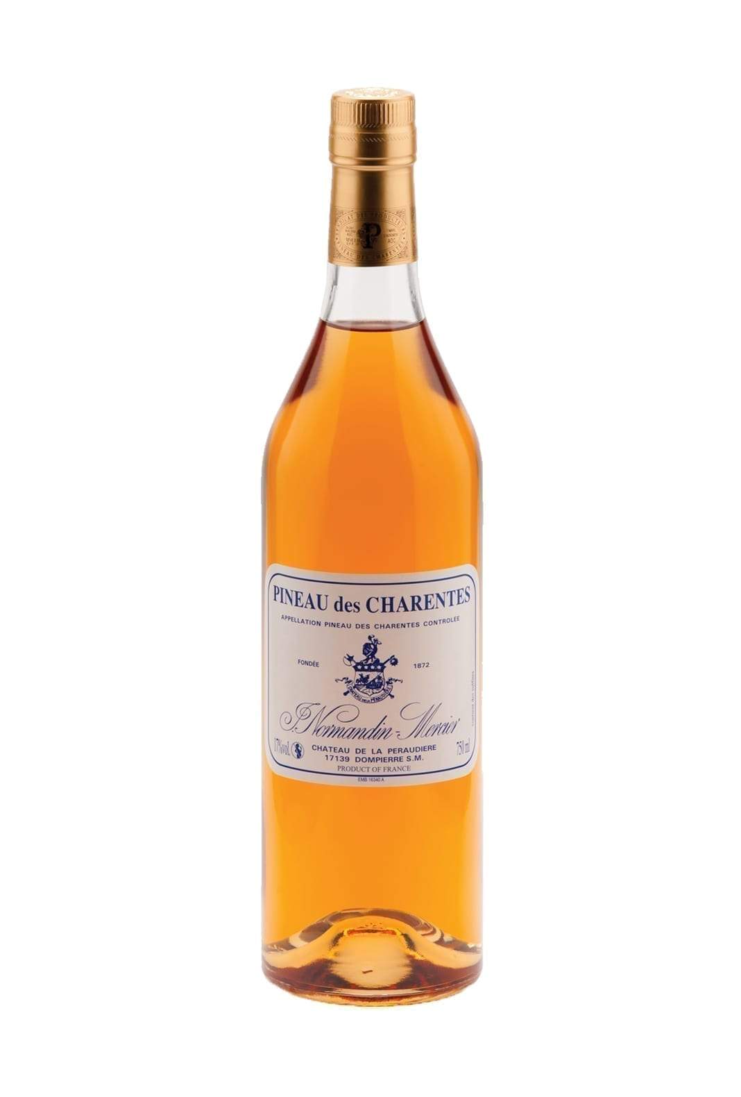 Normandin-Mercier Aperitif Pineau des Charentes Blanc (White) 17% 750ml | Brandy | Shop online at Spirits of France