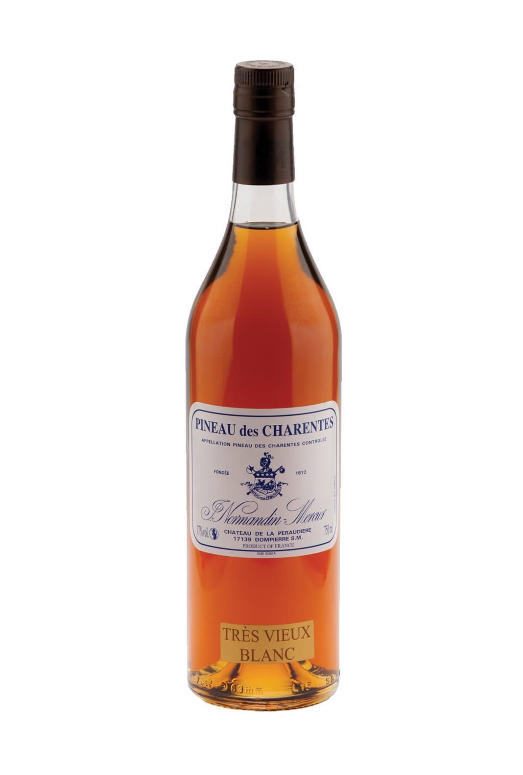 Normandin-Mercier Aperitif Pineau des Charentes Blanc (White) Tres Vieux 12 years 17% 750ml | Brandy | Shop online at Spirits of France