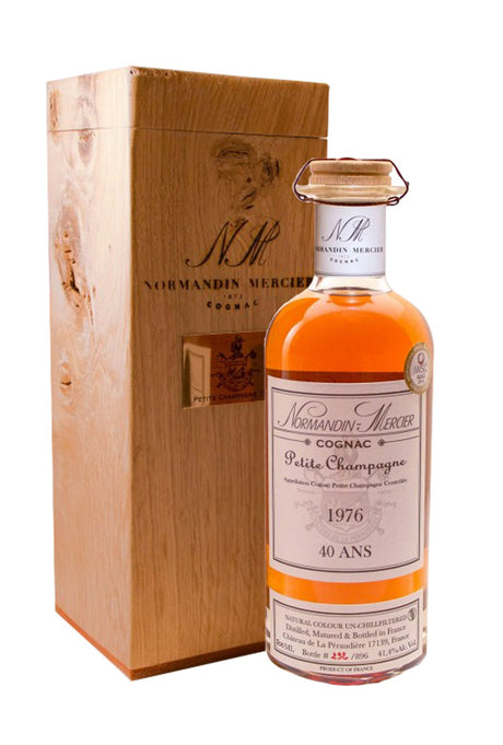 Normandin-Mercier Cognac Petite Champagne 1976 41.4% 500ml | Brandy | Shop online at Spirits of France