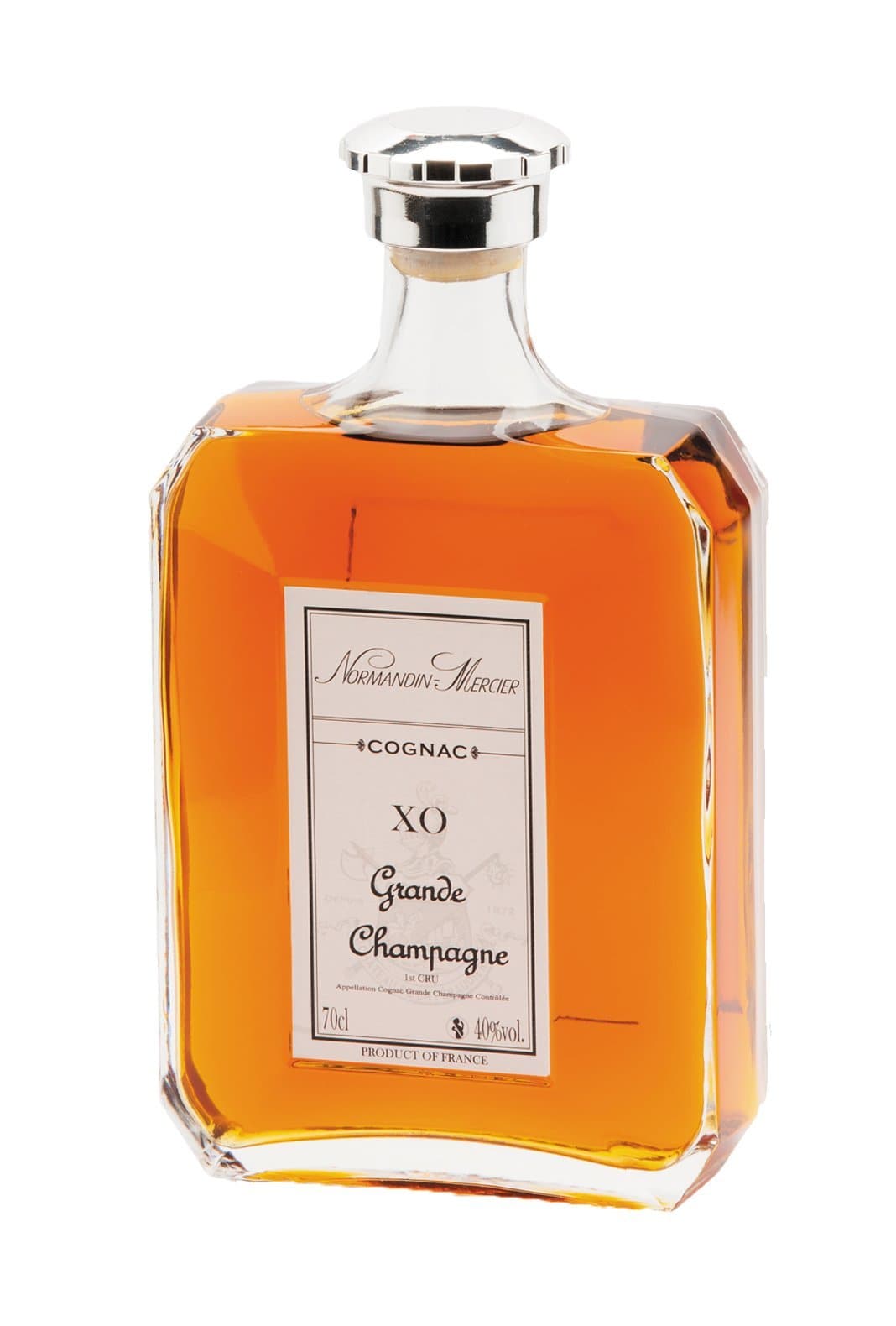 Normandin-Mercier Cognac XO 30 years Grande Champagne Carafe 40% 700ml | Brandy | Shop online at Spirits of France