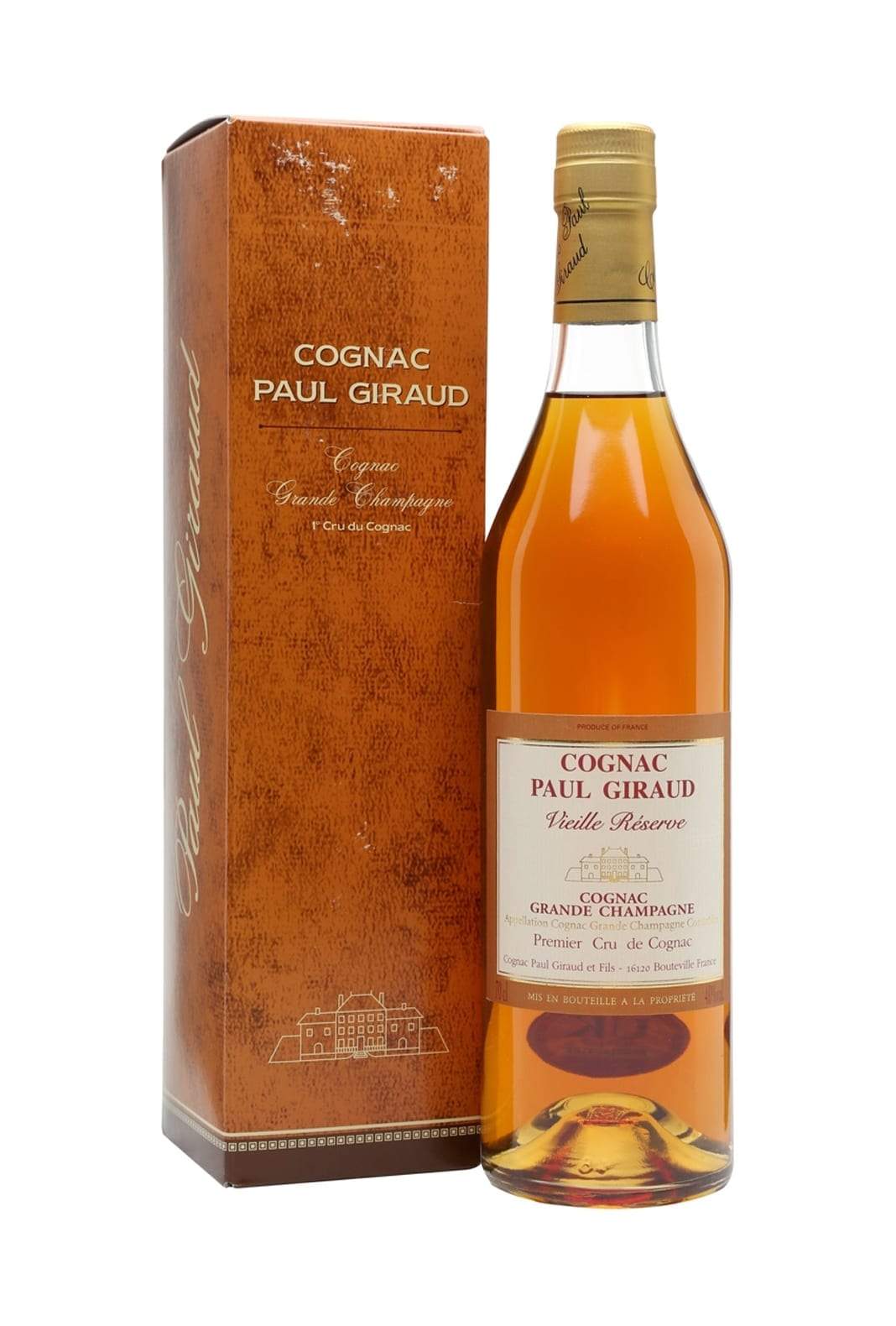 Paul Giraud Cognac Vieille Reserve 25 years Grande Champagne 40% 700ml | Brandy | Shop online at Spirits of France