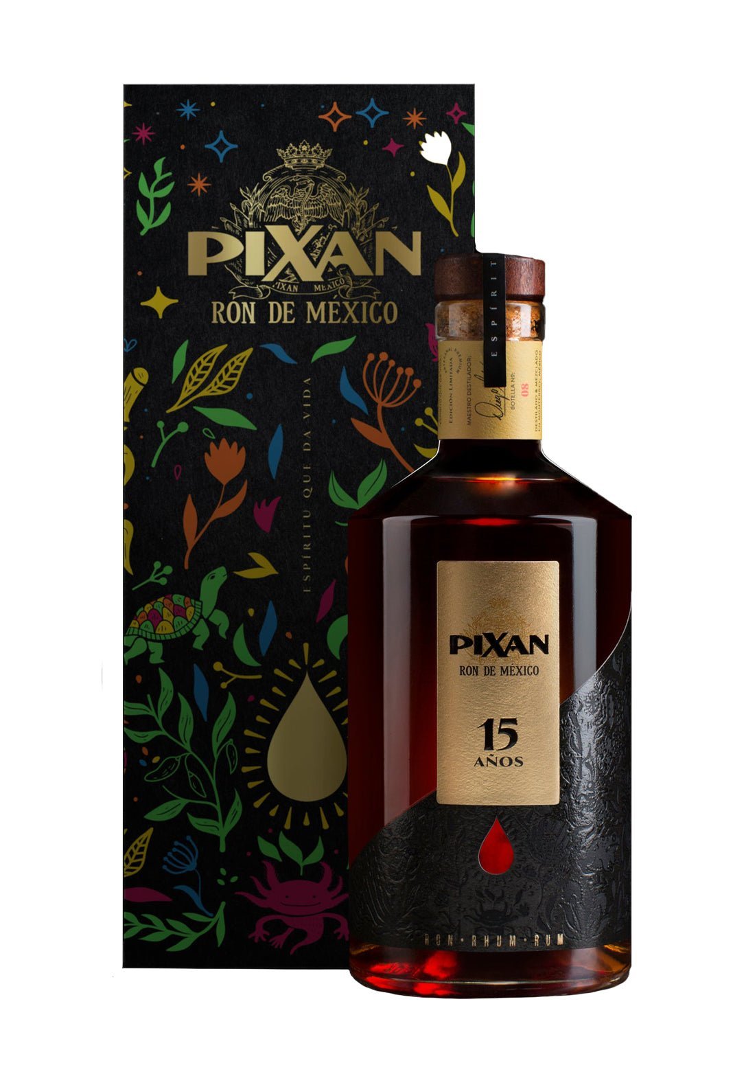 Pixan 15 years Mexican Rum 40% 700ml | Rum | Shop online at Spirits of France