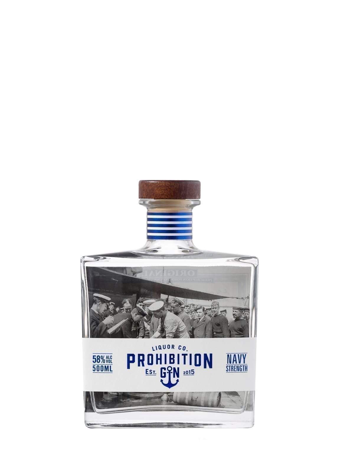 Prohibition Navy Strength Gin 58% 100ml | Gin | Shop online at Spirits of France