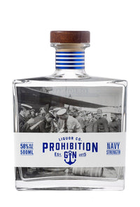 Thumbnail for Prohibition Navy Strength Gin 58% 500ml | Gin | Shop online at Spirits of France