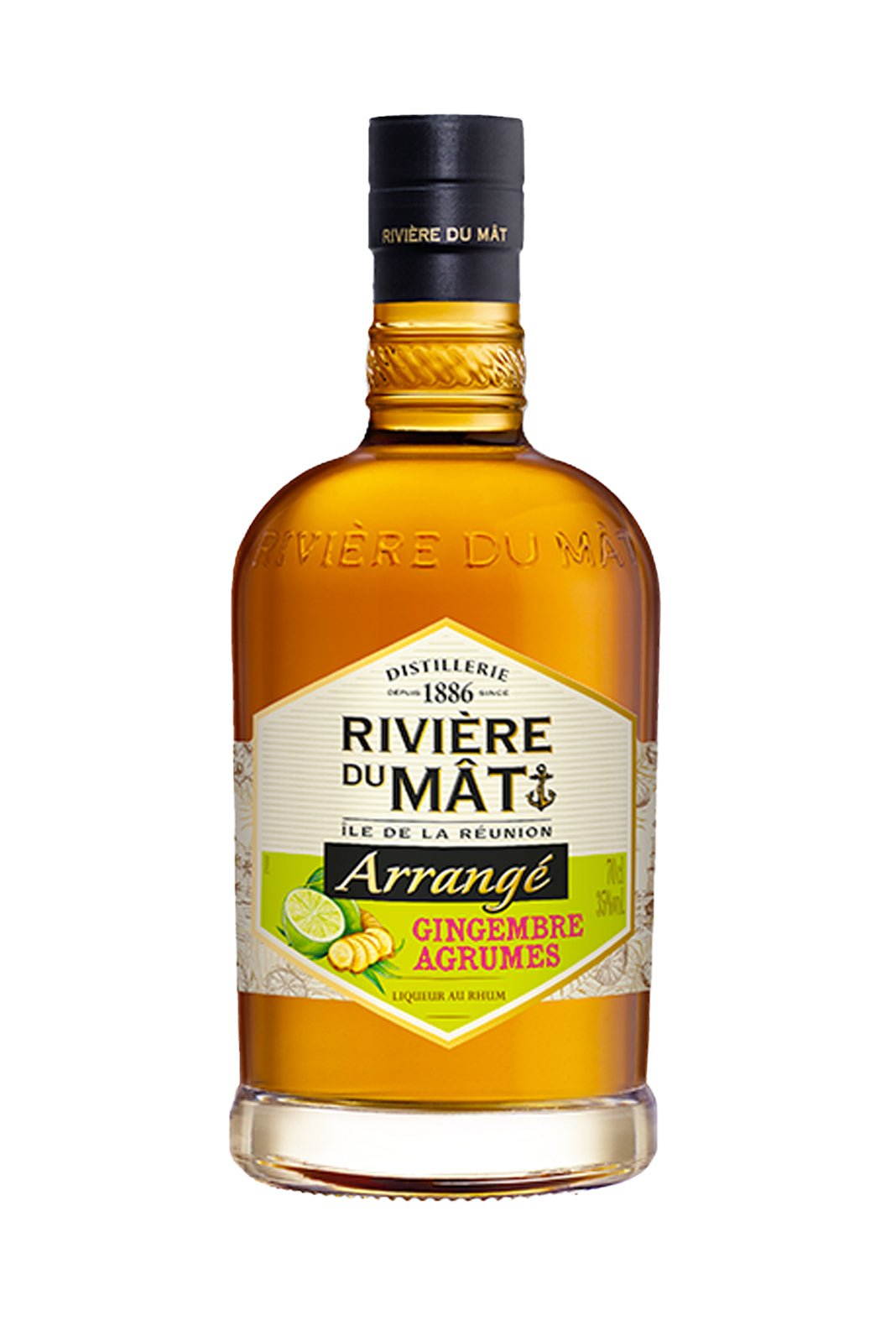 Rivière Du Mat Rum arrange Ginger 35% 700ml | Rum | Shop online at Spirits of France