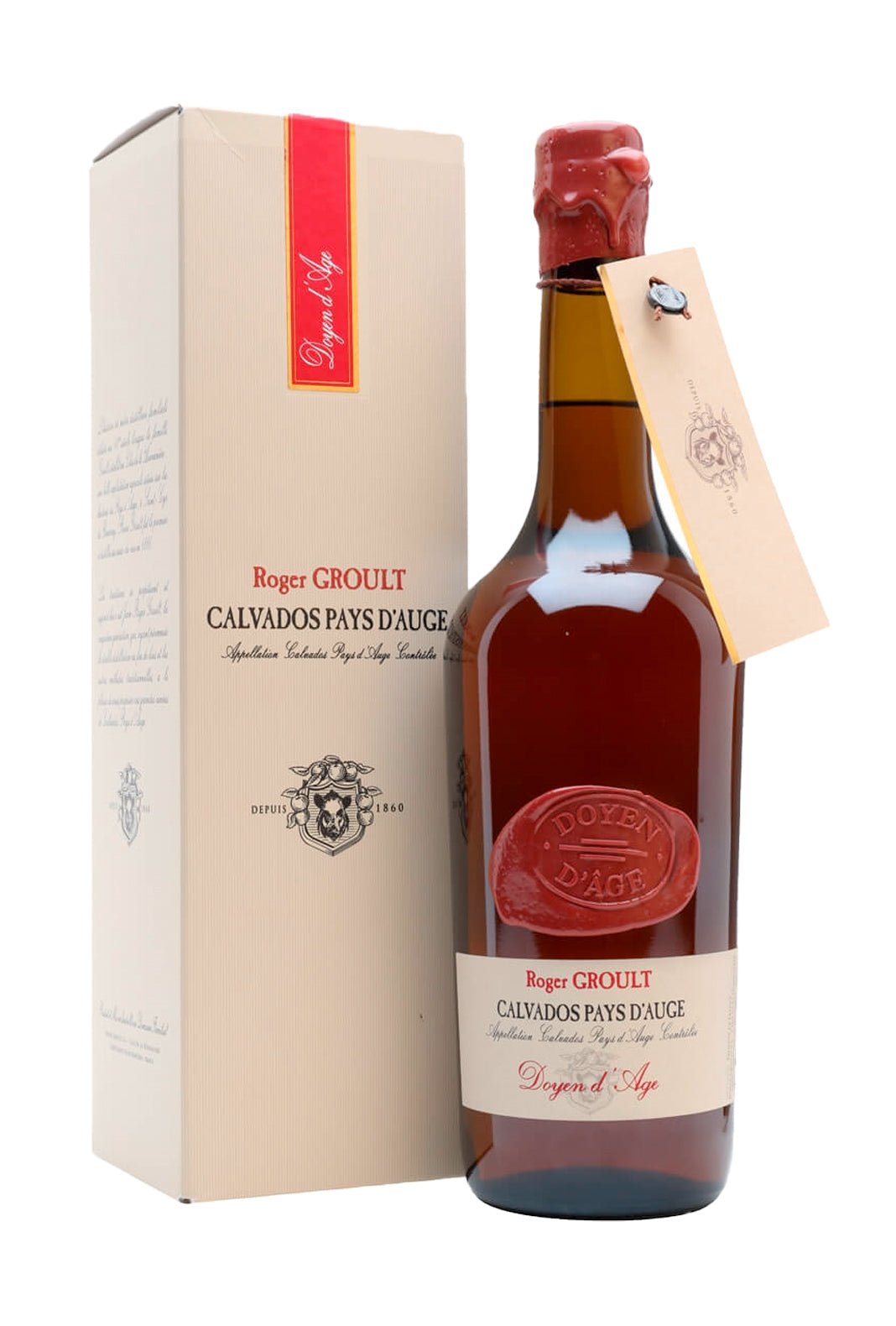 Roger Groult Calvados Pays D'Auge Doyen D'Age 41% 700ml | Brandy | Shop online at Spirits of France