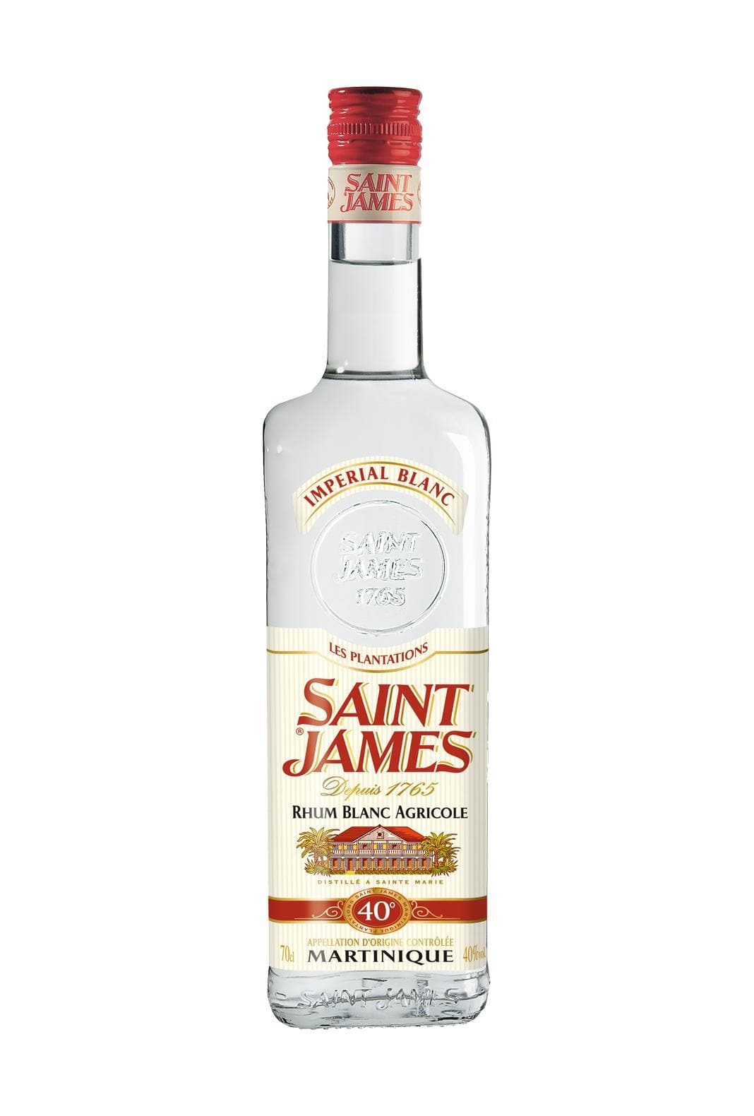 St James Rum Agricole Blanc (White) 40% 700ml | Rum | Shop online at Spirits of France