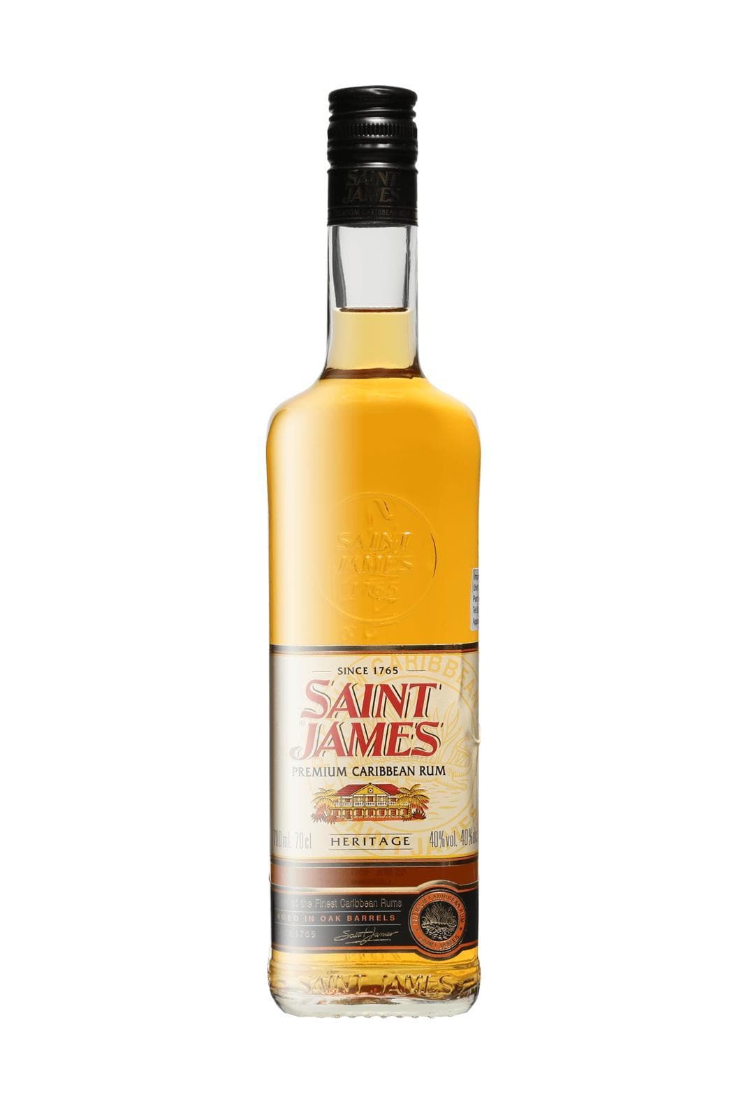 St James Rum 'Heritage' Caribbean Blend 43% 700ml | Rum | Shop online at Spirits of France