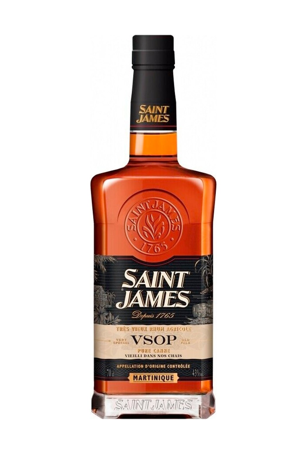St James VSOP Rhum Agricole 43% 700ml | Rum | Shop online at Spirits of France