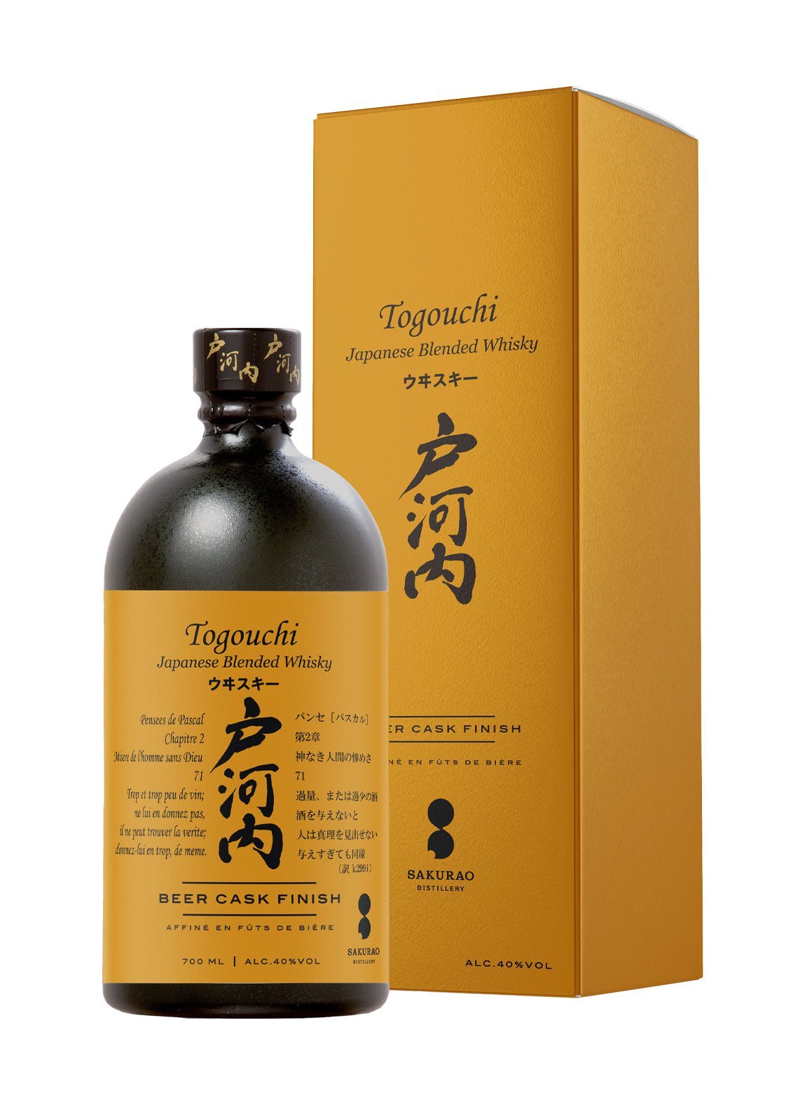 Togouchi whisky Sake Cask Finish 40% 700ml | Spirits of France