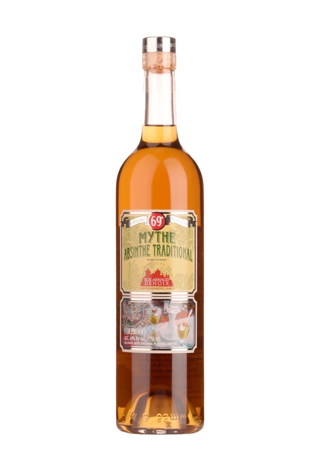 Vedrenne Elie-Arnaud Denoix Absinthe 'Mythe' Traditional Recipe 69% 750ml | Liqueurs | Shop online at Spirits of France