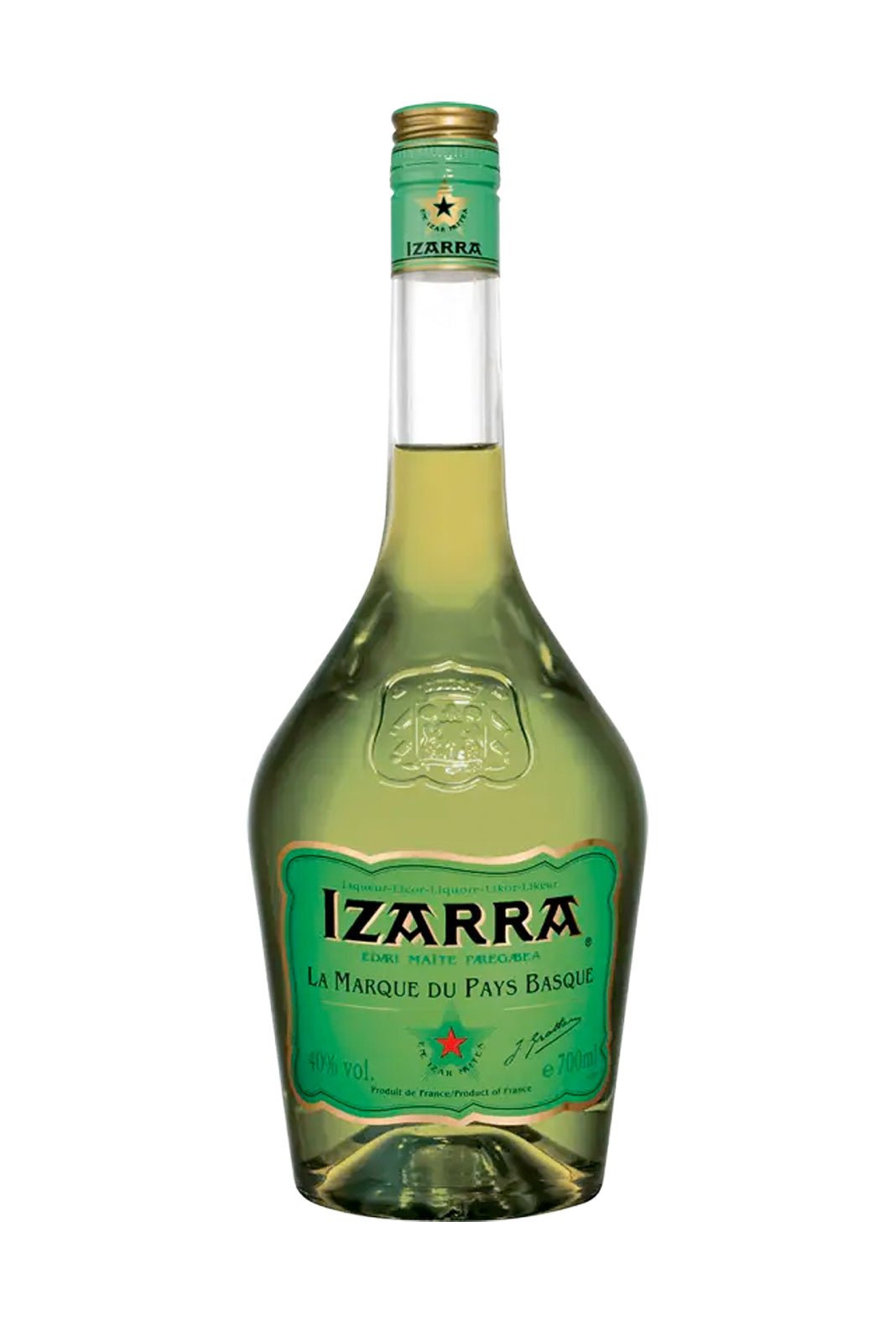 Vedrenne Izarra Green Liqueur 40% 700m | Liqueurs | Shop online at Spirits of France