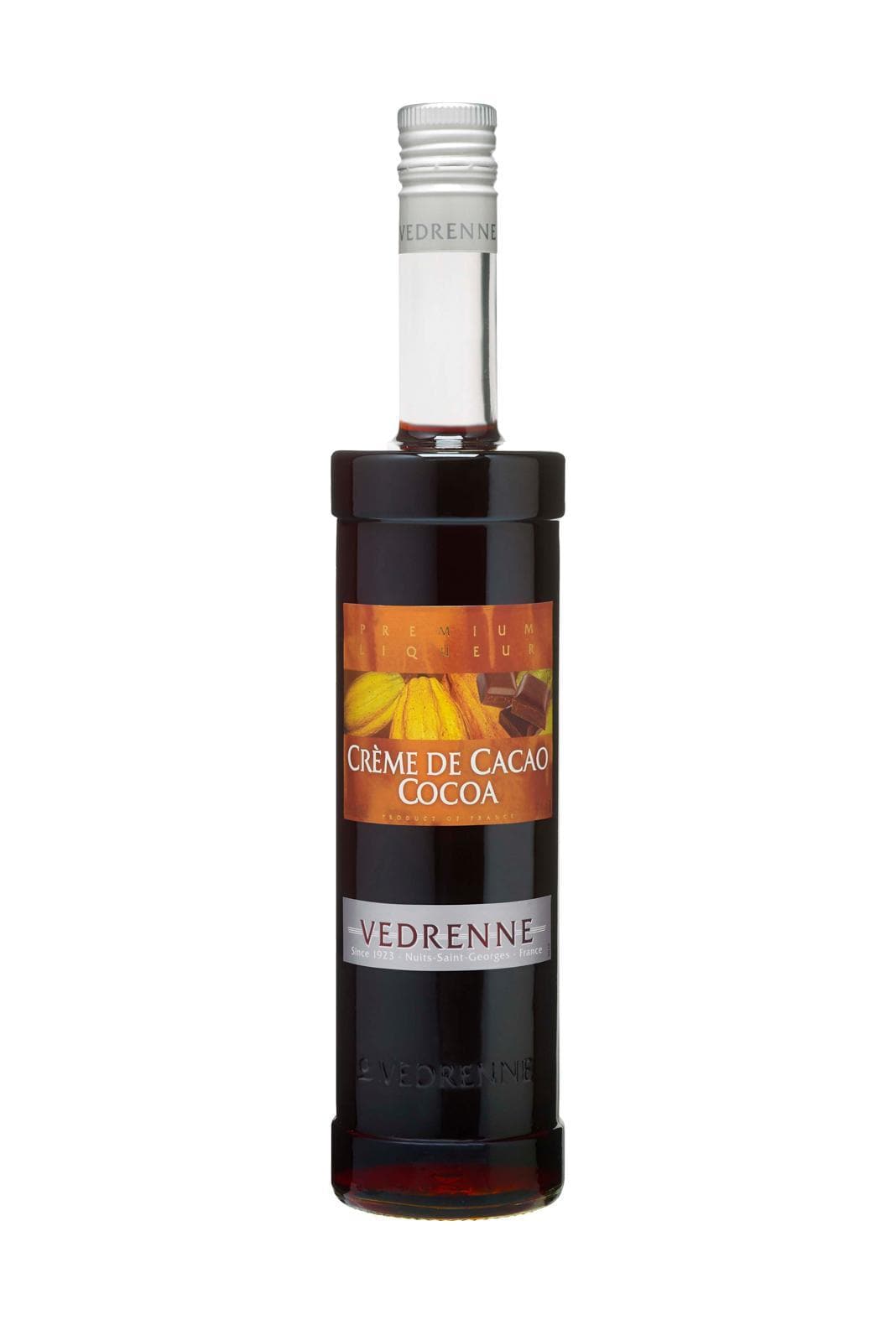 Vedrenne Liqueur de Cacao Noir (Dark Cocoa) 25% 500ml | Liqueurs | Shop online at Spirits of France