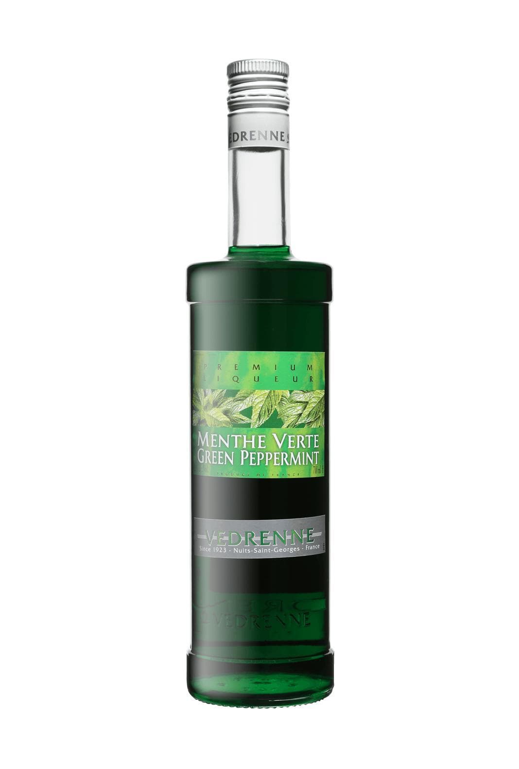 Vedrenne Liqueur de Menthe Verte (Green Mint) 21% 700ml | Liqueurs | Shop online at Spirits of France