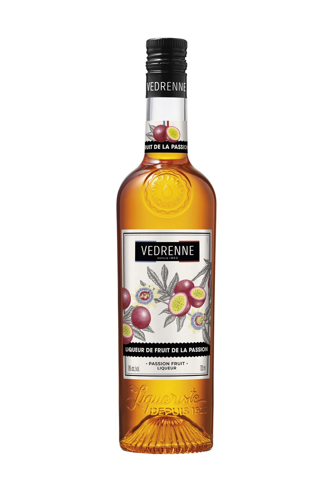 Vedrenne Liqueur Fruit de la Passion (Passionfruit) 18% 700ml | Liqueurs | Shop online at Spirits of France