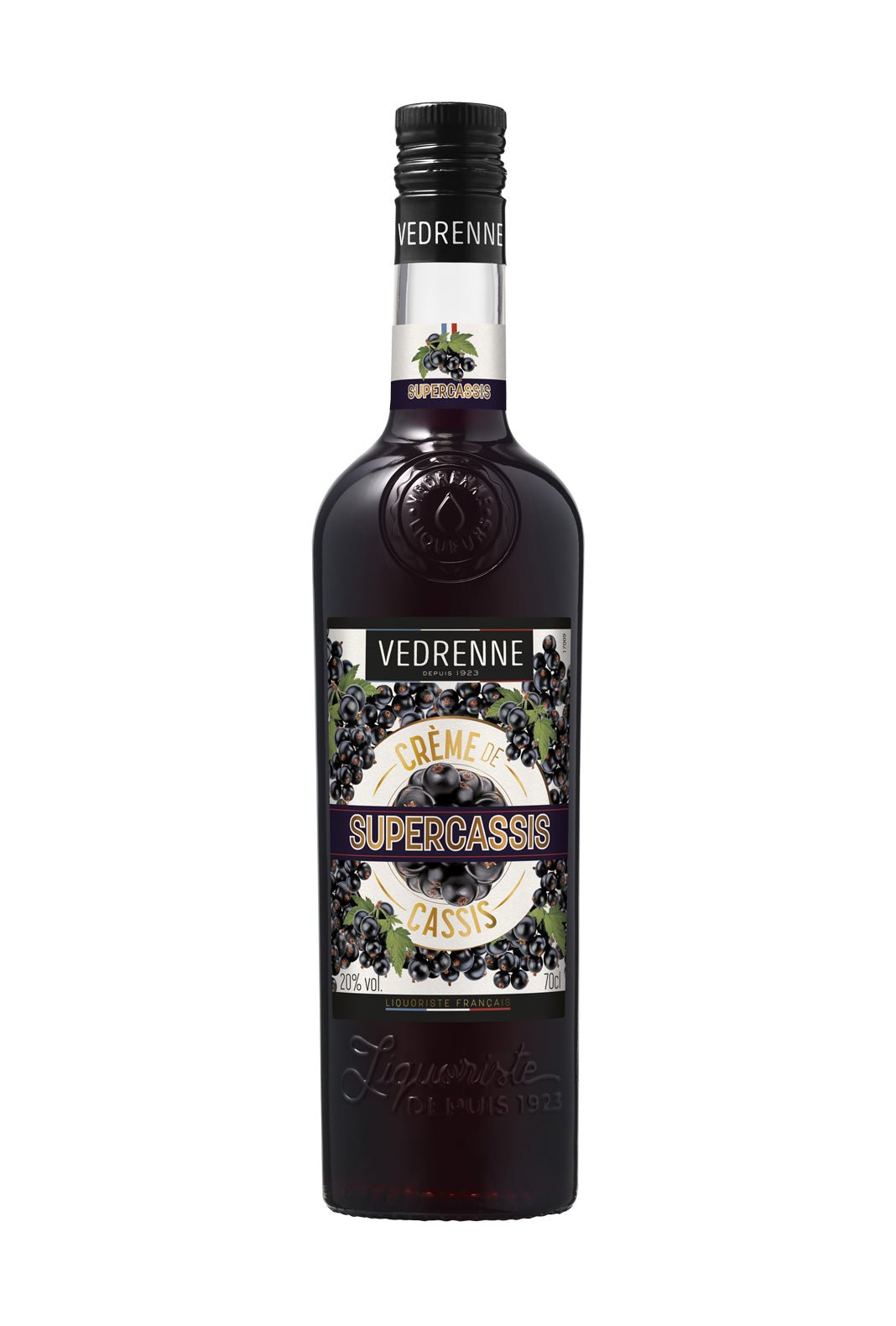 Vedrenne Supercassis Blackcurrant 20% 700ml | Syrup | Shop online at Spirits of France