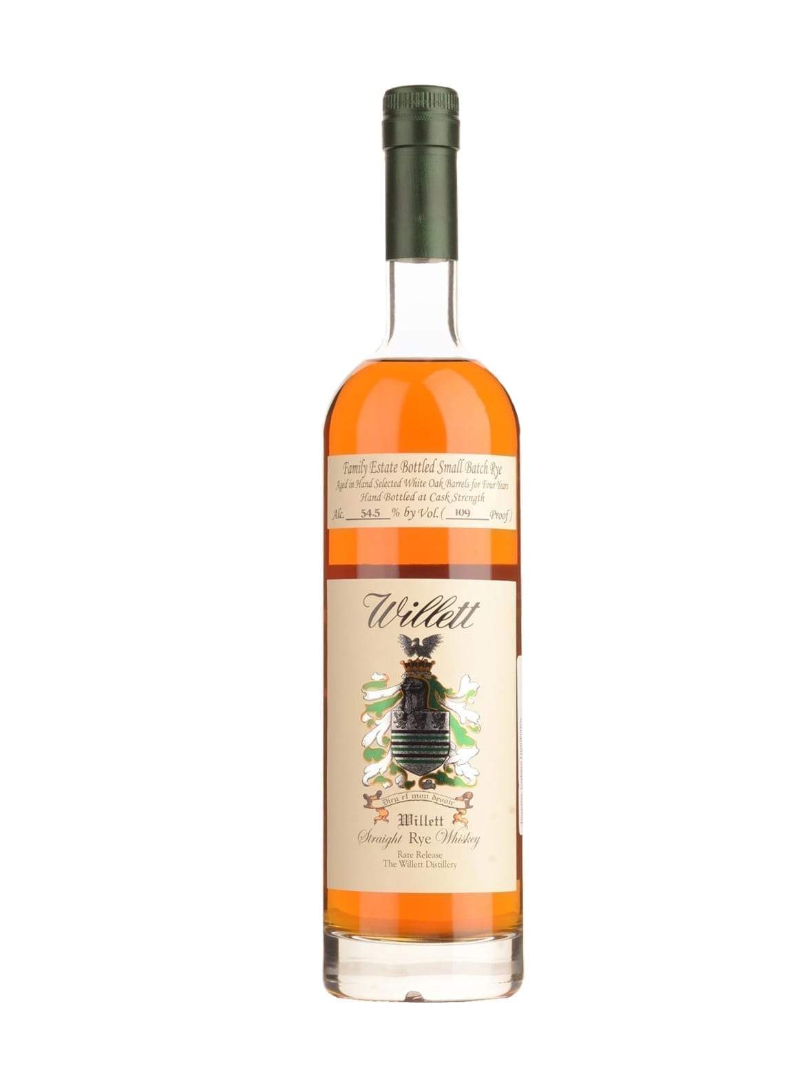 Willett Family Rye Whiskey 4 years Small Batch 54.5% 750ml | Whiskey | Shop online at Spirits of France